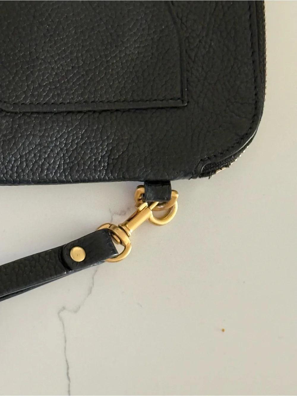 Tory Burch Leather Wristlet